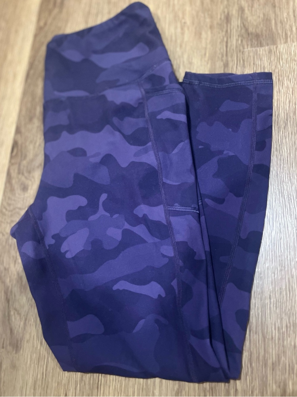 Women’s RBX Activewear Purple Camo Leggings